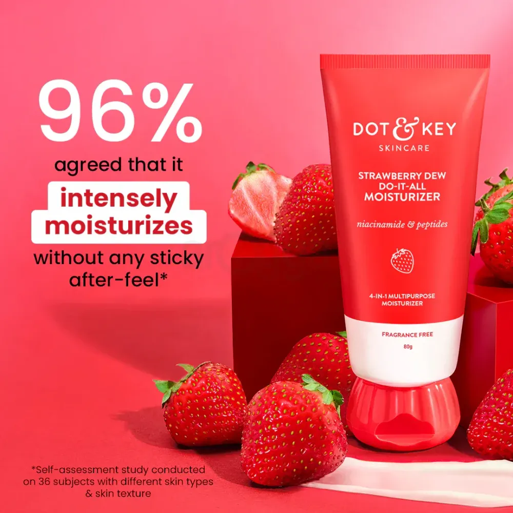 Dot and Key Strawberry Dew Do it All Moisturizer with Niacinamide & Peptides  