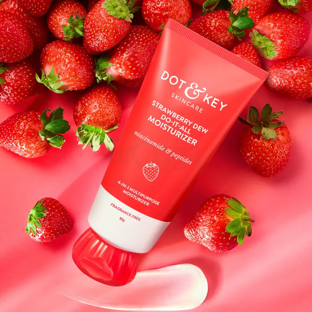 Dot and Key Strawberry Dew Do it All Moisturizer with Niacinamide & Peptides  