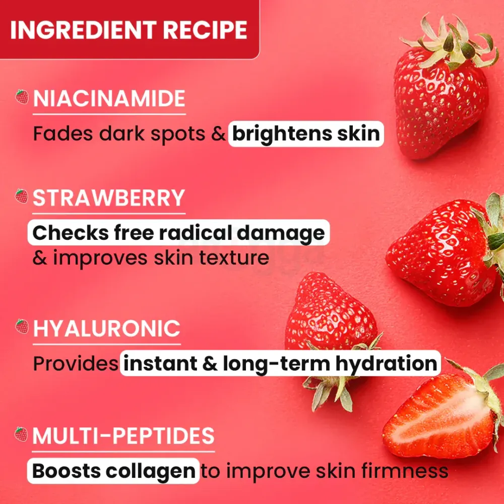 Dot and Key Strawberry Dew Do it All Moisturizer with Niacinamide & Peptides  
