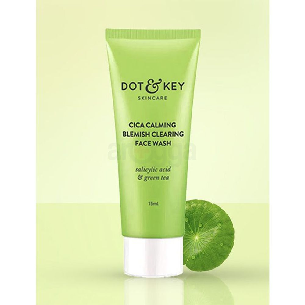 Dot and Key Cica Calming Blemish Clearing Face Wash with Salicylic Acid & Green Tea  