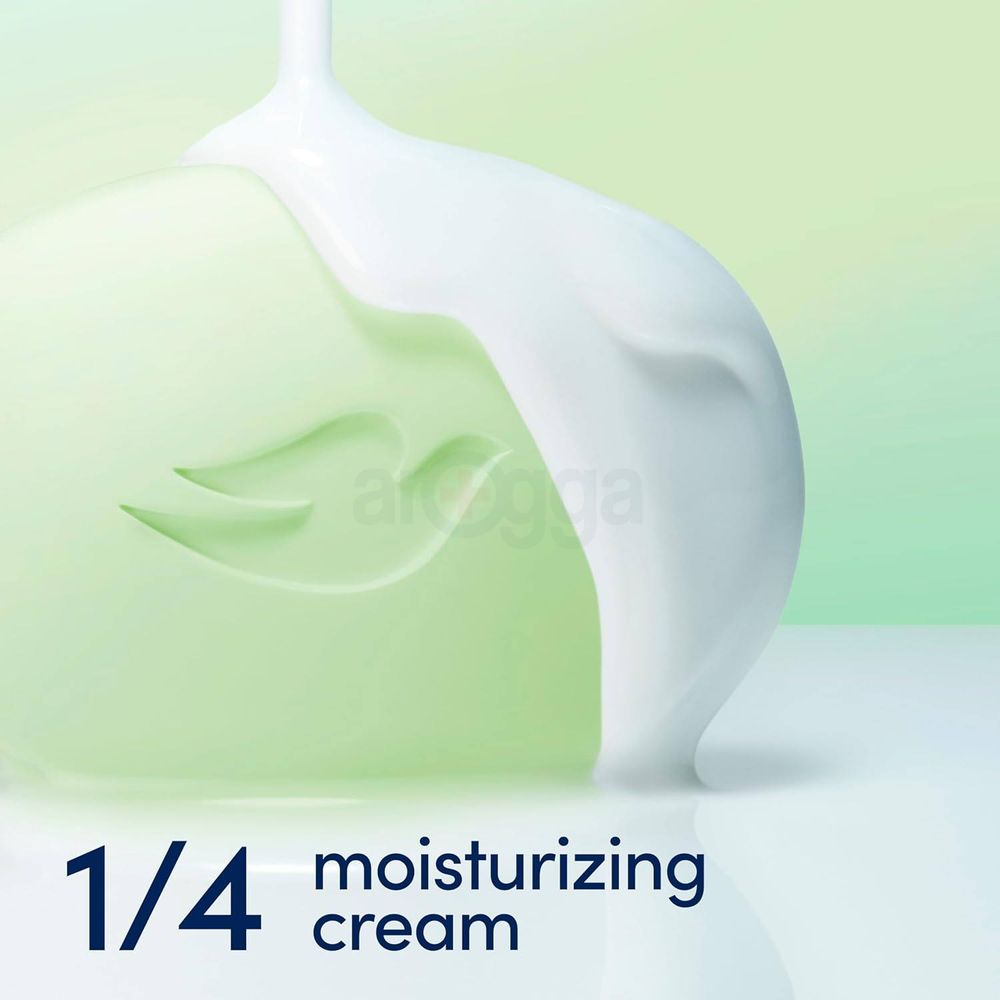 Dove  Cool Moisture Moisturizing Cream Beauty Bar Soap with Cucumber & Green Tea Scent  