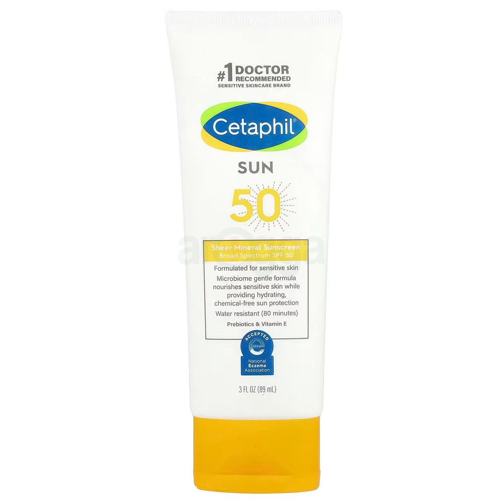Cetaphil Sheer Mineral Sunscreen SPF 50 for Sensitive Skin   