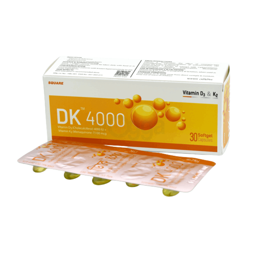 DK 4000 4000IU+100mcg capsule
