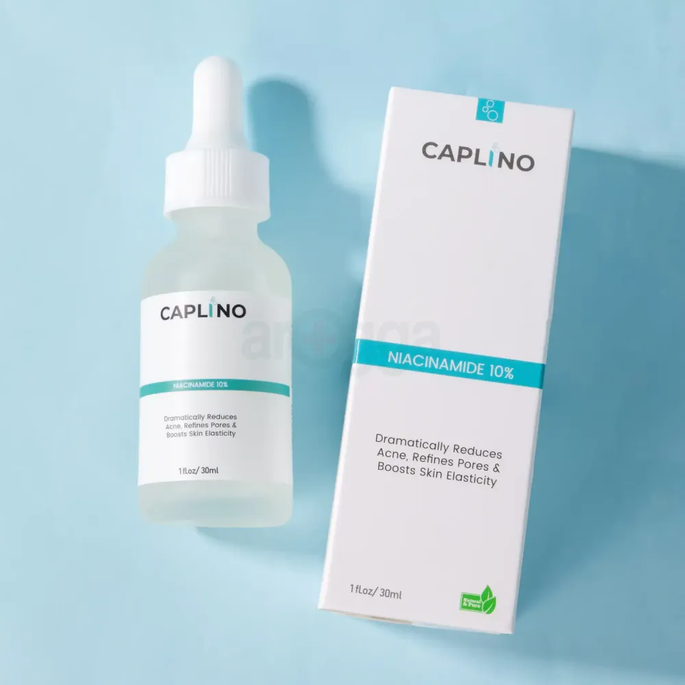 Caplino Niacinamide 10% Serum Reduces Acne, Refines Pores & Boost Skin Elaticity  