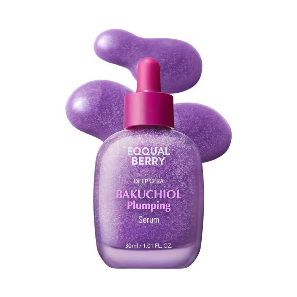 Eqqualberry Deep Cera Bakuchiol Plumping Serum with Bakuchiol, Peptide, Collagen & Ceramide  