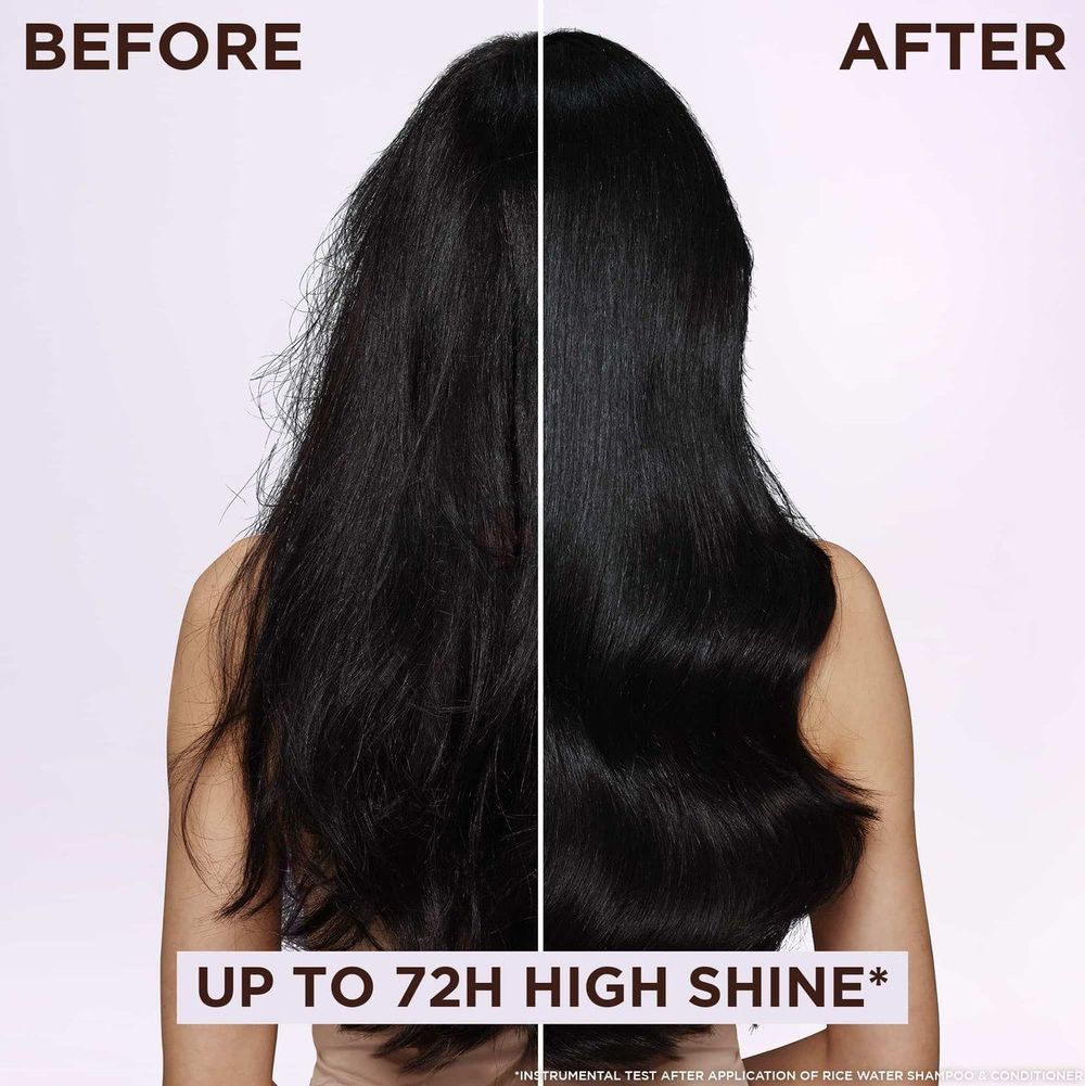 Garnier Ultimate Blends Rice Water Infusion & Starch Smooth & Shine Conditioner for Long, Dull Hair  