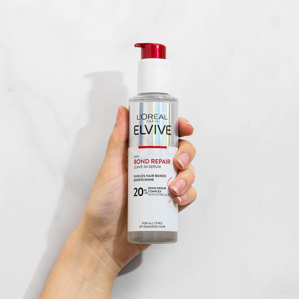 Loreal Paris Elvive Bond Repair Leave in Serum with 20% Bond Repair Complex with Citric Acid for All Types of Damaged Hair  