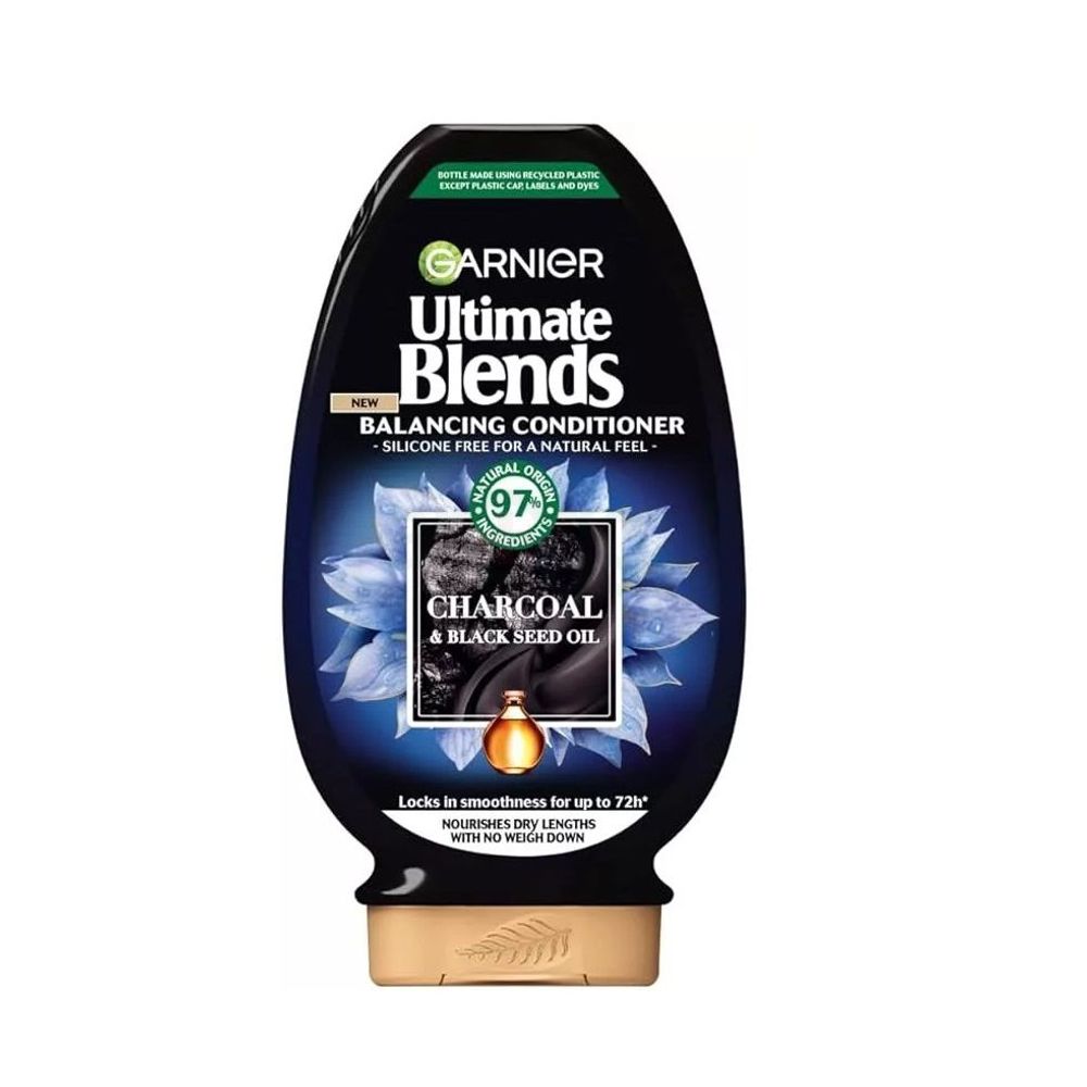 Garnier Ultimate Blends 72hr Balancing Conditioner with Charcoal & Black Seed Oil  