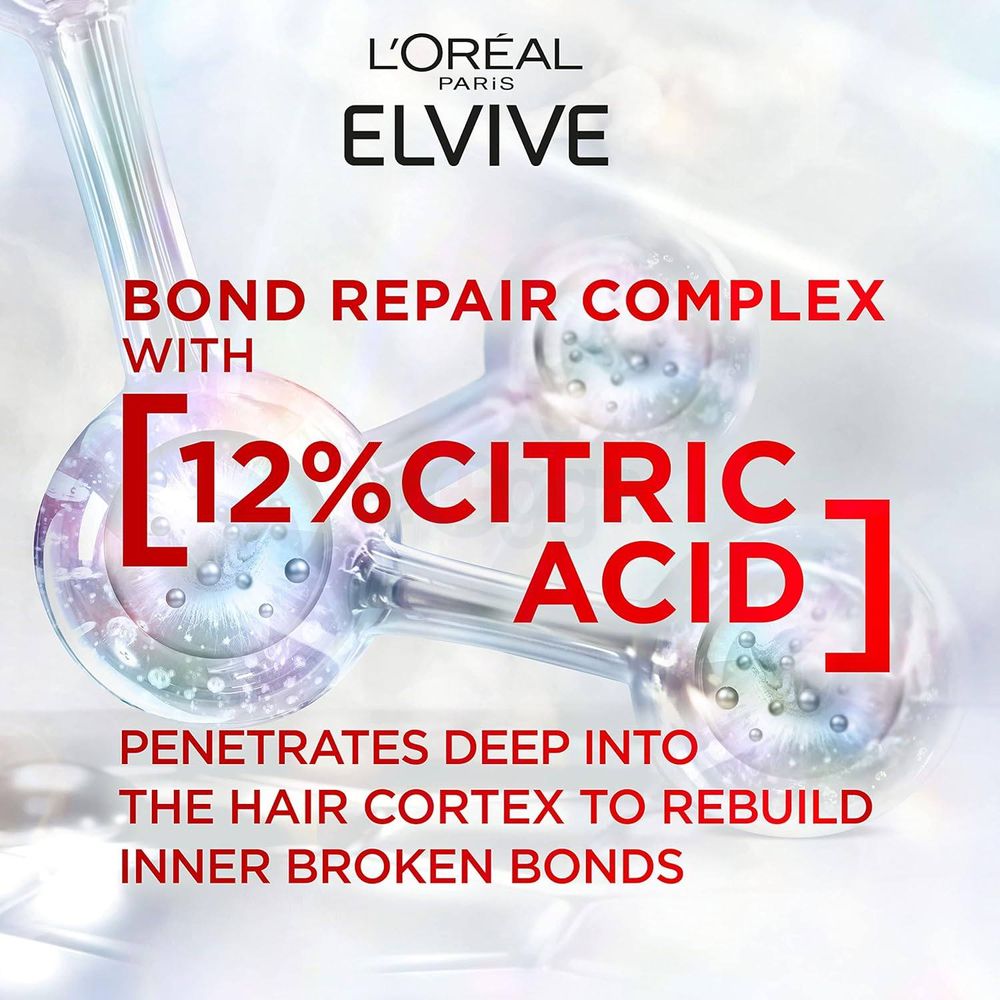 Loreal Paris Elvive Bond Repair Rescue Pre Shampoo with 12% Bond Repair Complex & Citric Acid for All Types of Damaged Hair 200ml  