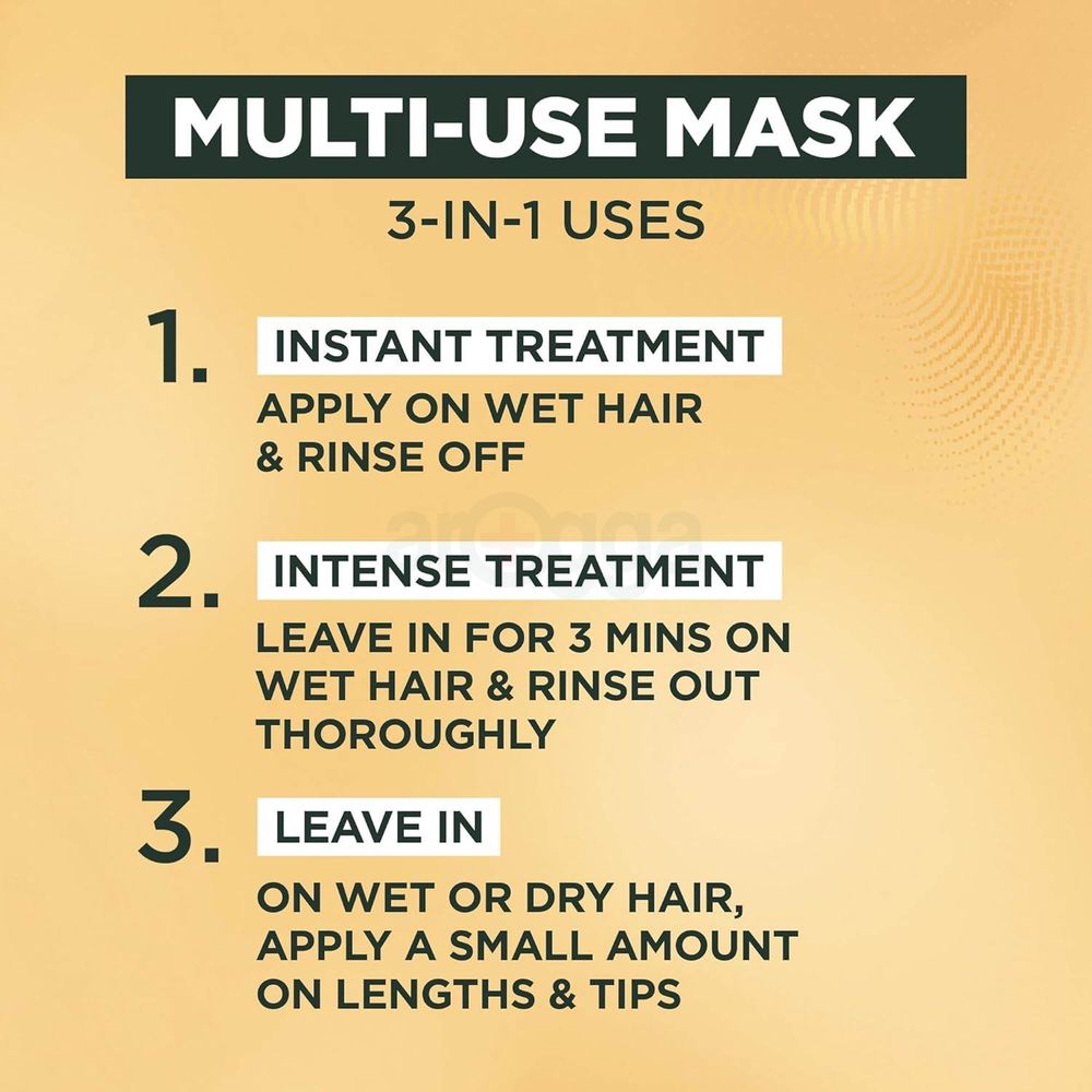 Garnier Ultimate Blends Curl Restoring Cocoa Butter Hair Food Mask with Vitamin C,E & F for Dry Curly Hair  