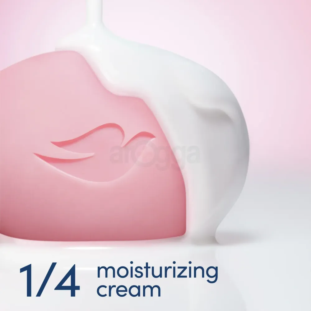 Dove Renewing Moisturizing Cream Beauty Bar Soap with Peony & Rose Oil  