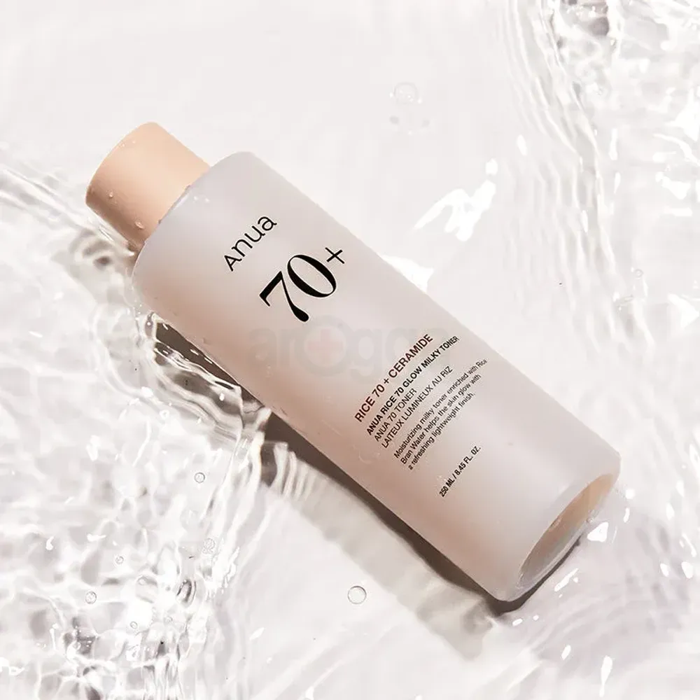 Anua 70+ Rice + Ceramides Glow Milky Toner  