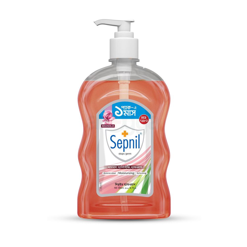 Sepnil Natural Sanitizing Handwash Magnolia 500ml  