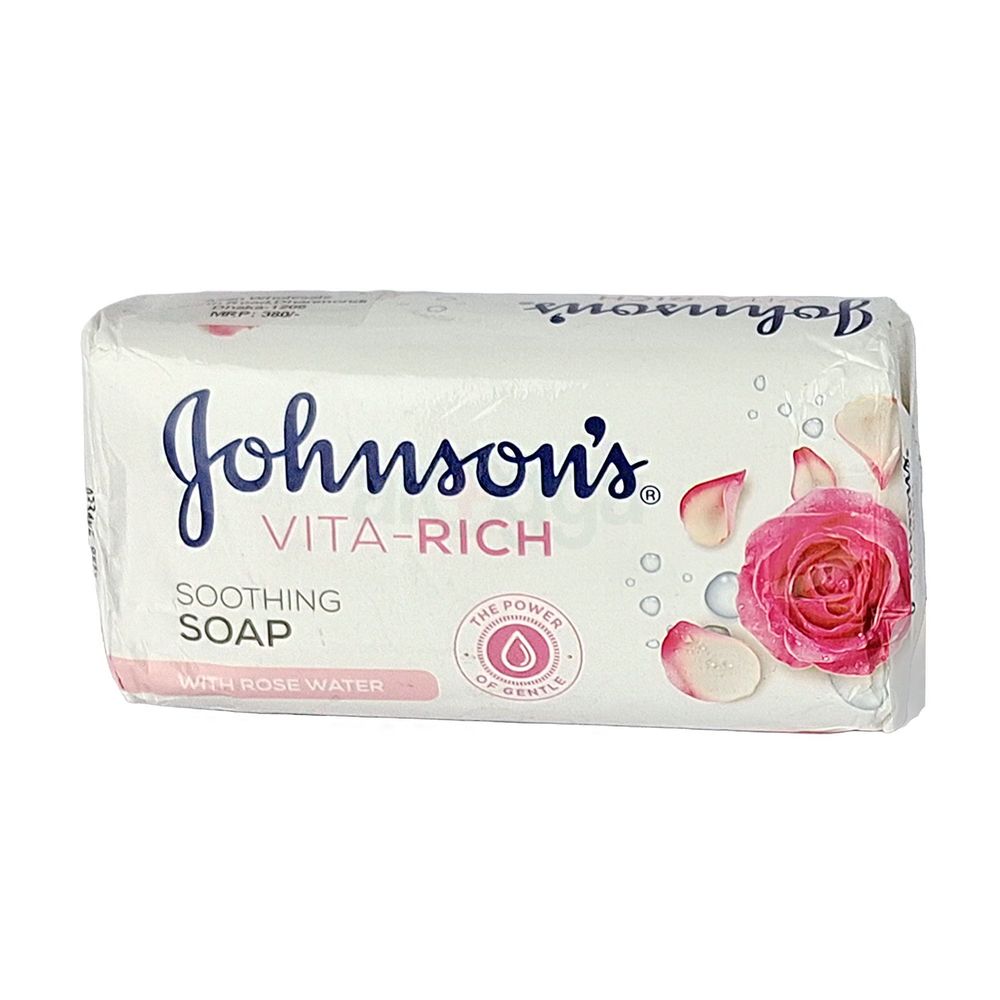 Johnson's Vita-Rich Soothing Soap with Rose Water  