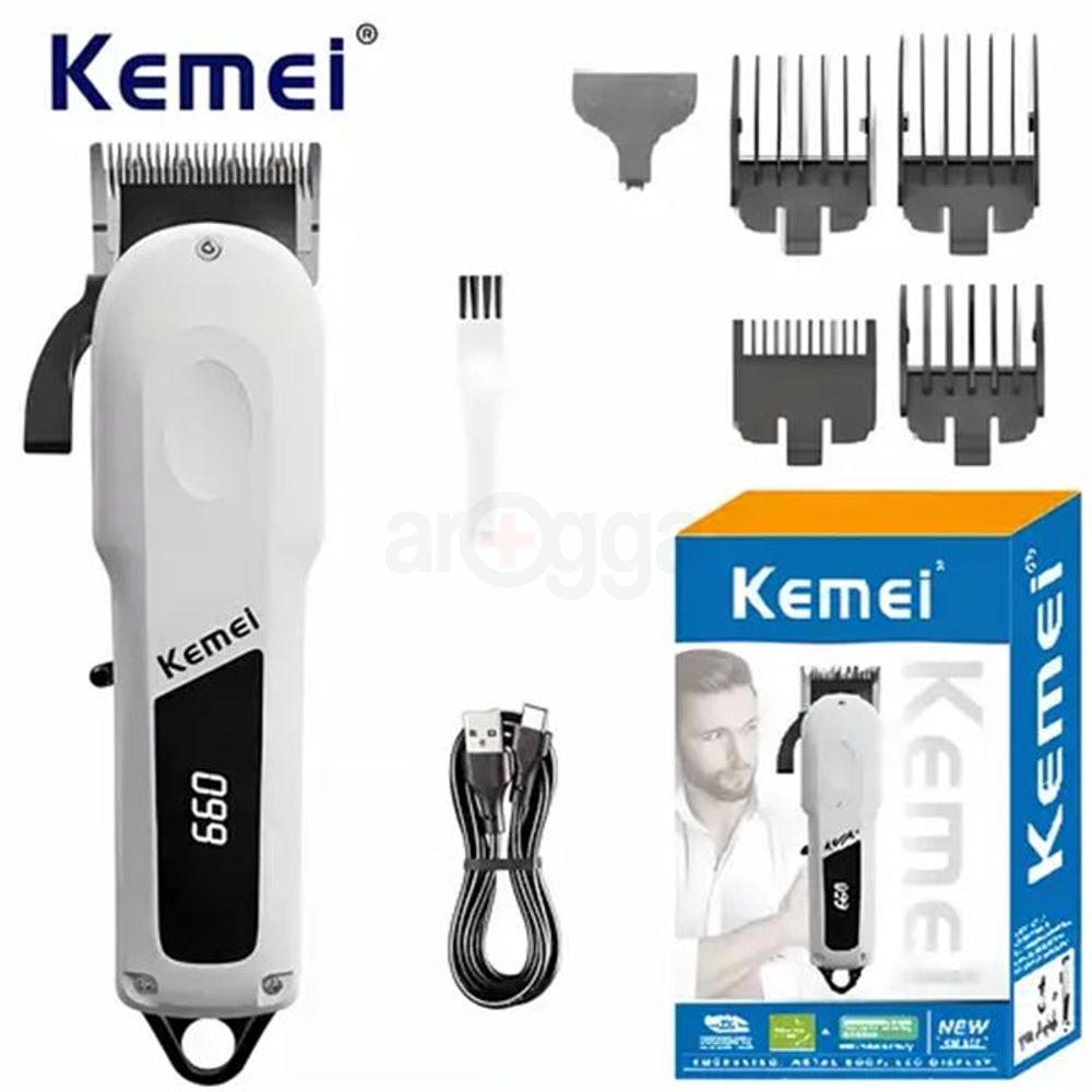 Kemei Professional Rechargable Hair Trimmer KM- 807 2000mAh Battery  