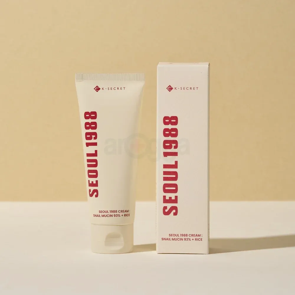 K Secret Seoul 1988 Cream : Snail Mucin 93% + Rice  