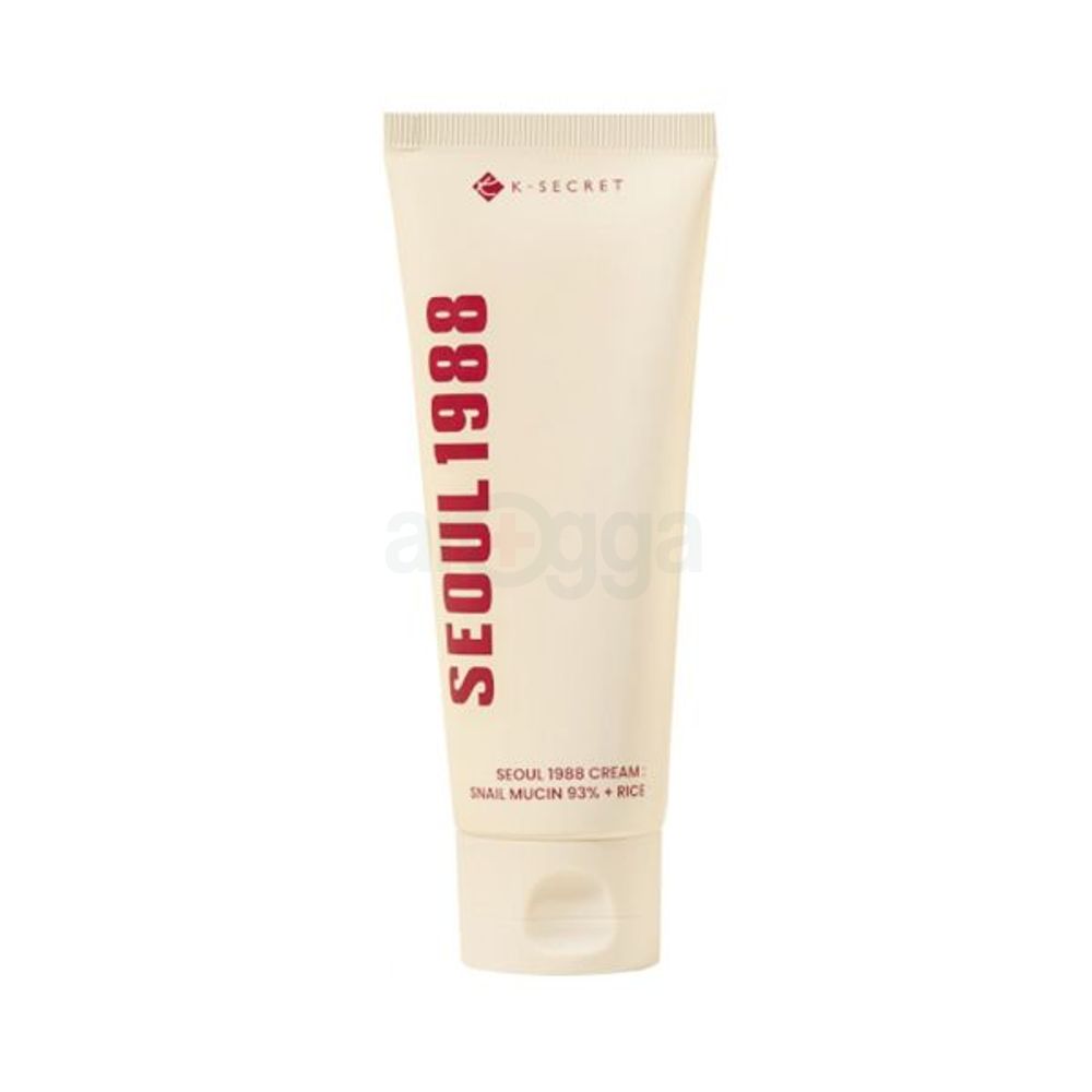K Secret Seoul 1988 Cream : Snail Mucin 93% + Rice 100ml  