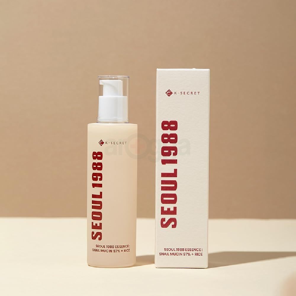 K Secret Seoul 1988 Essence : Snail Mucin 97% + Rice 100ml  