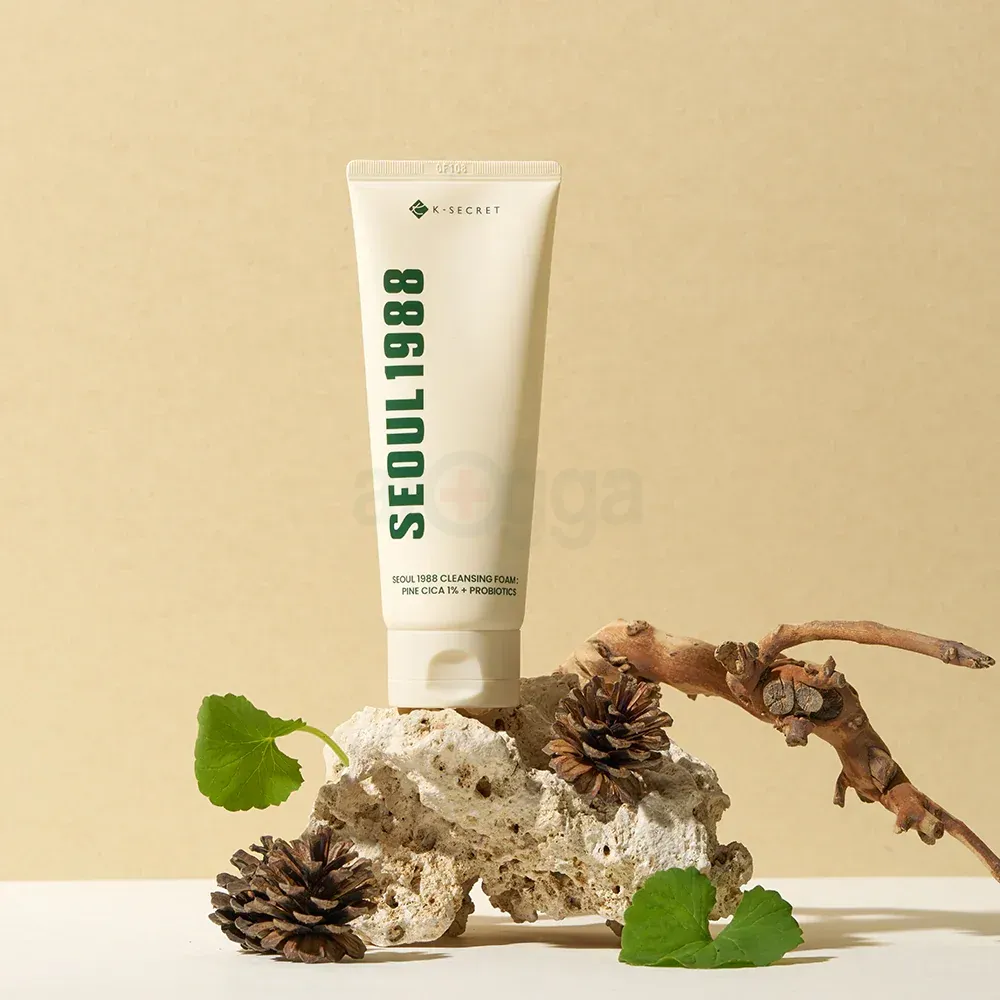 K Secret Seoul 1988 Cleansing Foam with Pine Cica 1% + Probiotics  