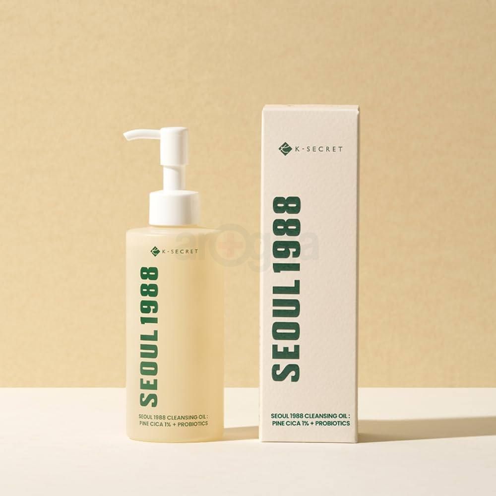 K Secret Seoul 1988 Cleansing Oil with Pine Cica 1% + Probiotics 200ml  
