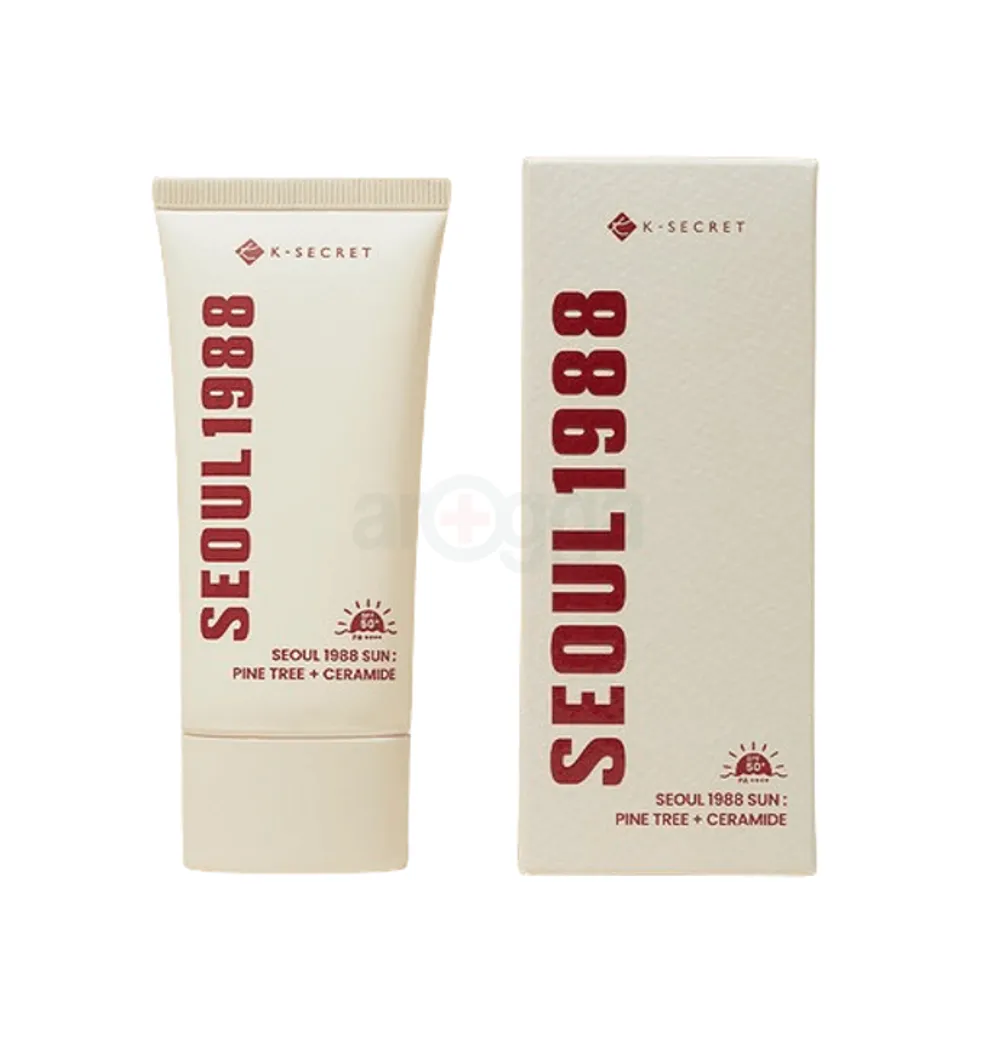 K Secret Seoul 1988 Sunscreen SPF 50+ PA++++ with Pine Tree + Ceramide  