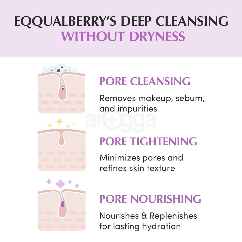 Eqqualberry Purple Rice Pore Soothing Cleansing Oil  