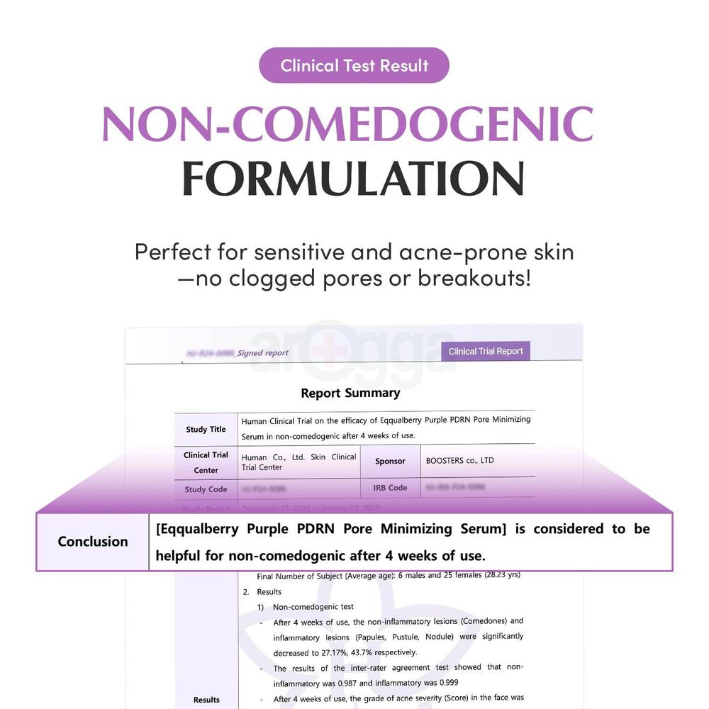 Eqqualberry Purple PDRN Pore Minimizing Serum  