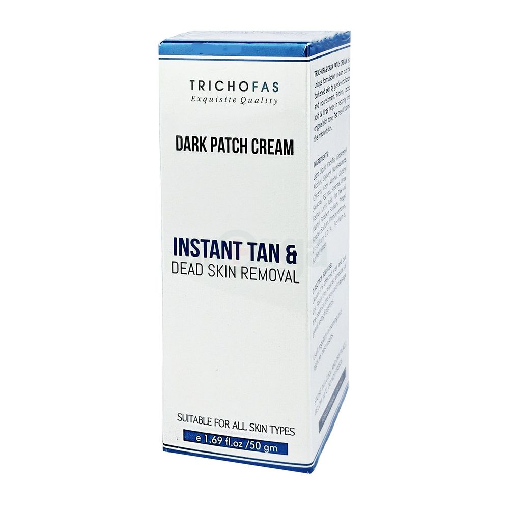 Trichofas Dark Patch Cream Instant Tan & Dead Skin Removal 50gm  