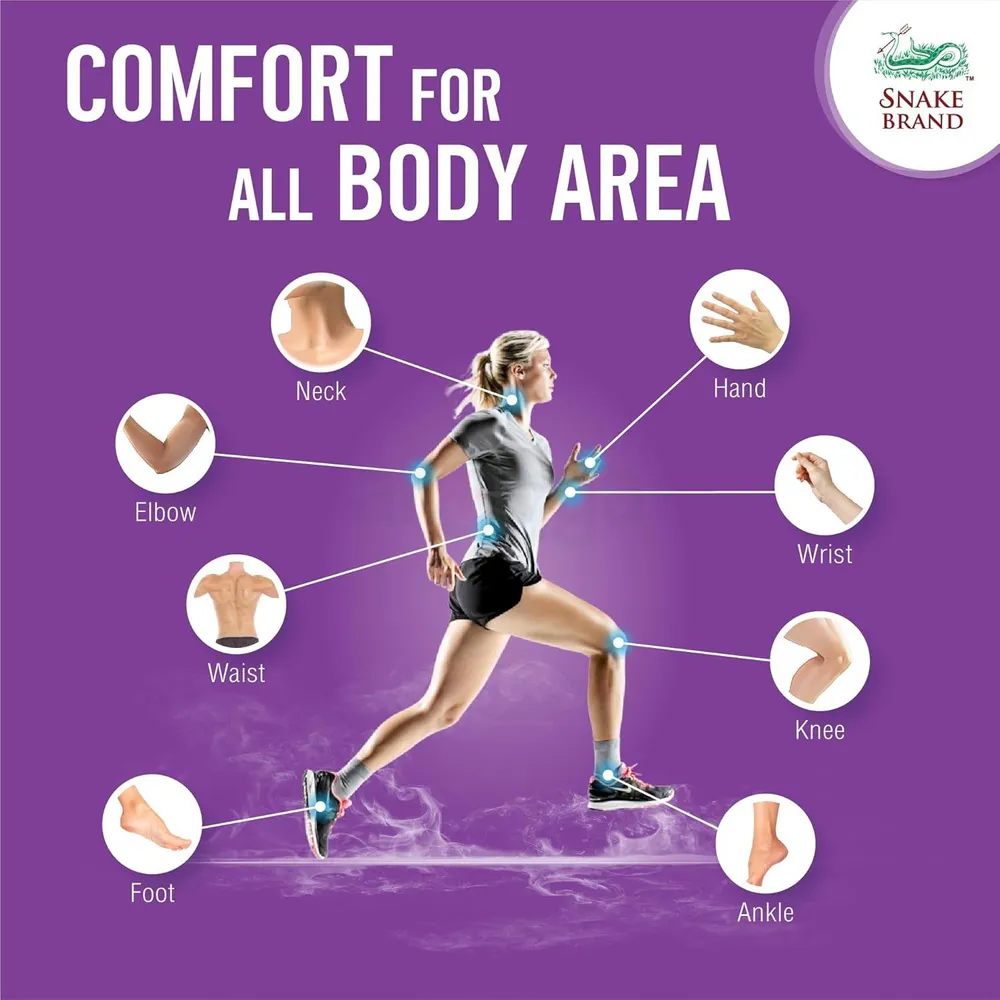 Snake Brand Prickly Heat Relaxing Cooling Powder with French Lavender  