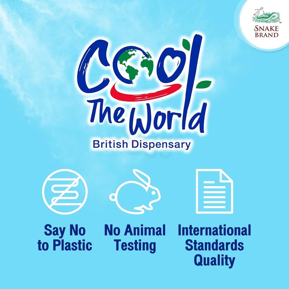 Snake Brand Prickly Heat Refreshing Cooling Powder with Kelp Complex  