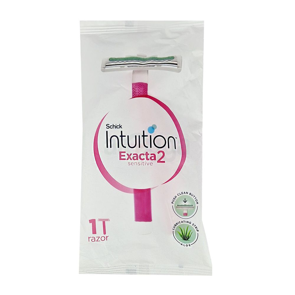 Schick Intuition  Exacta2 Sensitive Razor pink  