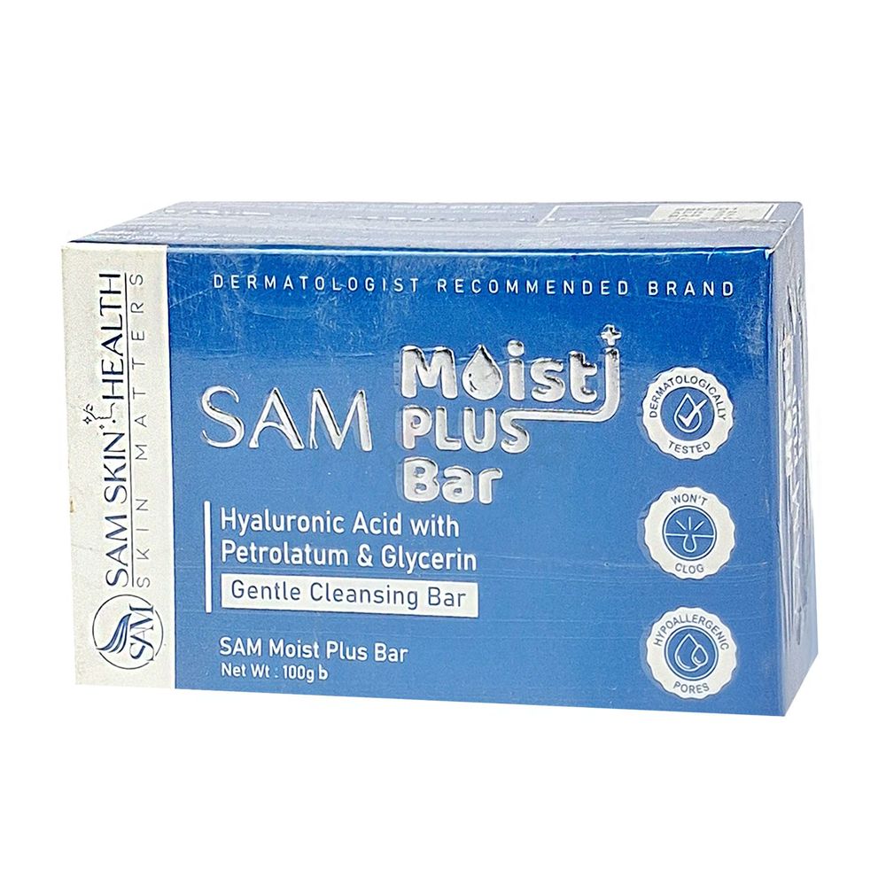 Sam Moist Plus Bar 100gm  