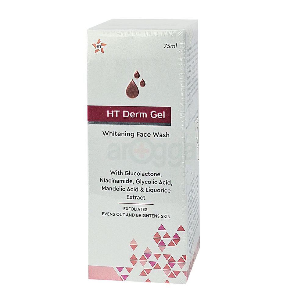 HT Derm Gel Whitening Face Wash 75ml  