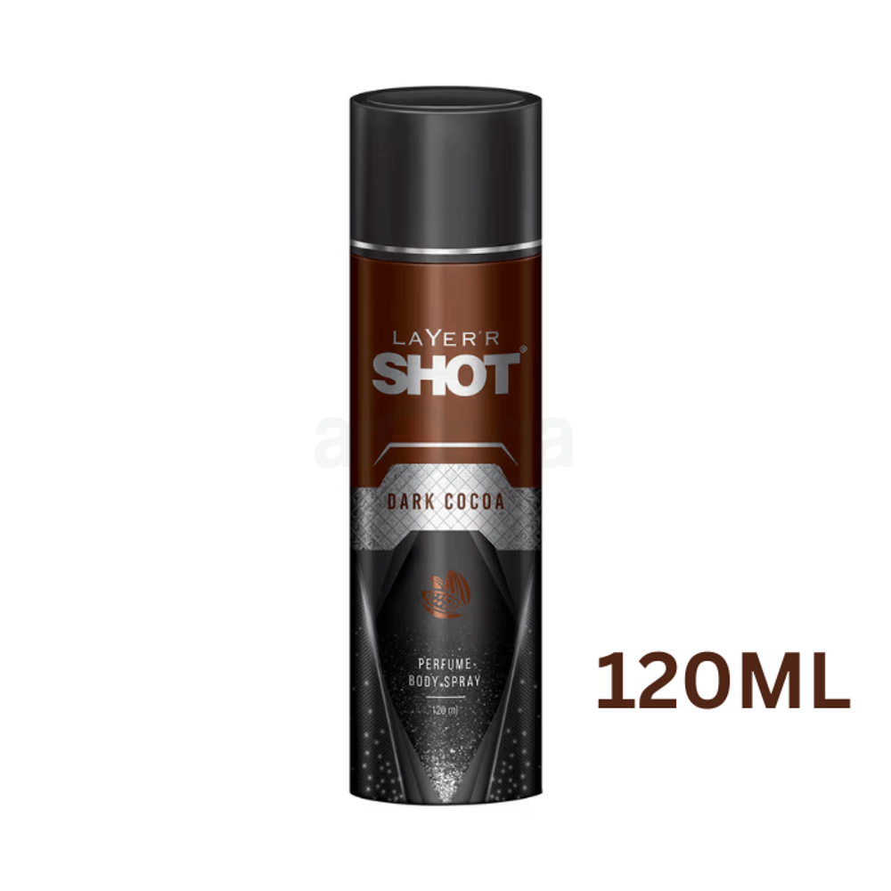 Layer’r Shot Dark Cocoa Deodorant Body Spray 120ml  
