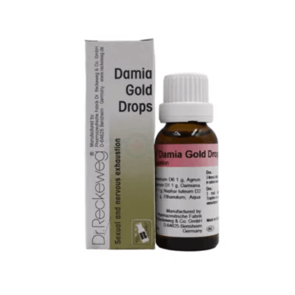 Dr.Reckeweg Damia Gold Drops Sexual And Nervous Exhaustion  
