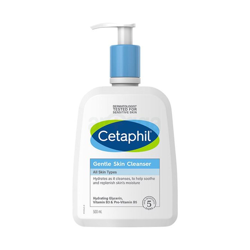 Cetaphil Gentle Skin Cleanser for All Skin Types with Hydrating Glycerine Vitamins B3 & Pro-Vitamin B5  