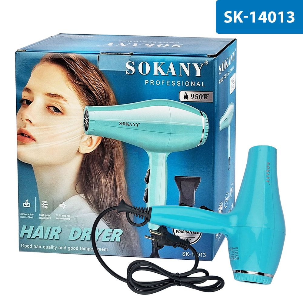 Sokany SK-14013 Professional Hair Dryer - 950W for Women  