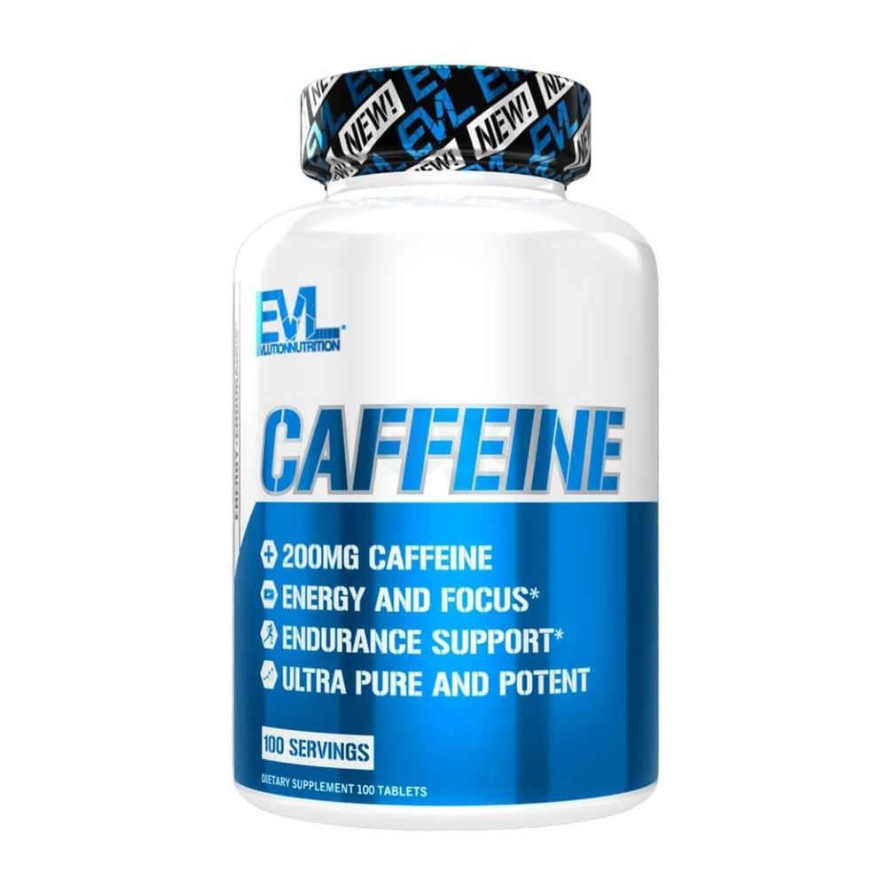 EVL Caffeine - 200mg - 100 Tablets  