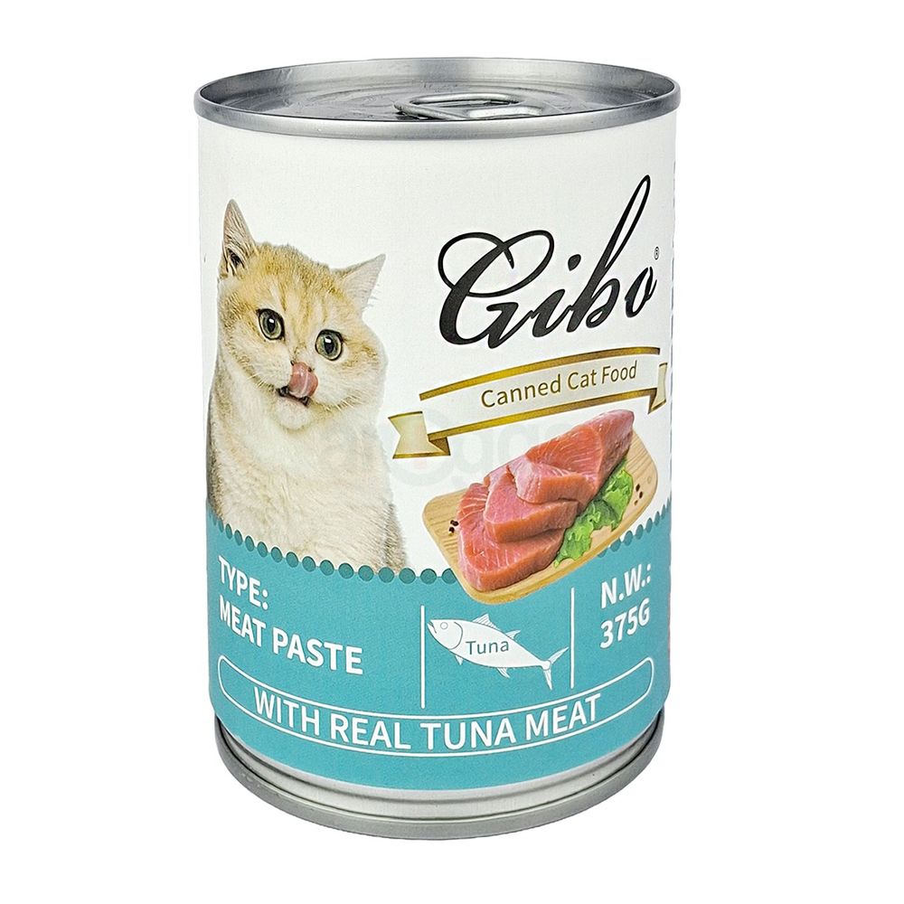 GIBO "375g Cat Can Food TunaFlavor (MEAT PASTE)"  