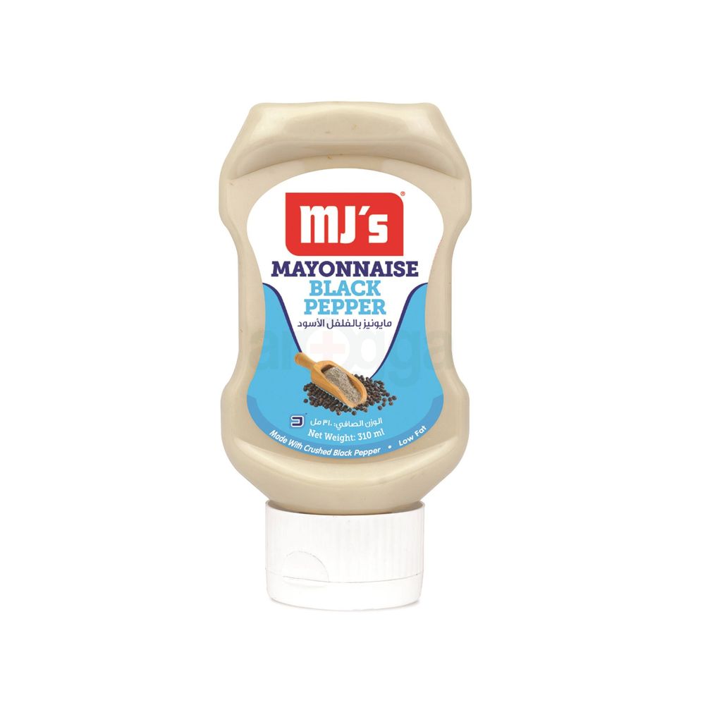 MJ's Mayonnaise Black Pepper 310ml  