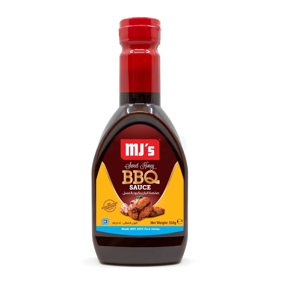MJ's BBQ Sweet Honey Sauce 510g  
