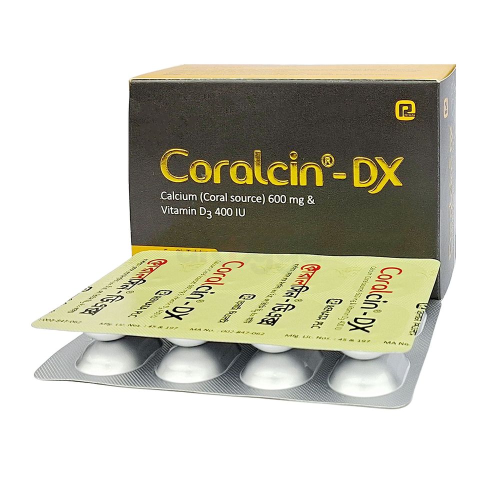 Coralcin DX  600mg+400 IU tablet