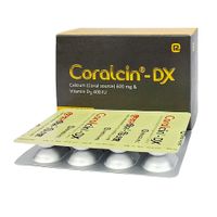 Coralcin DX  600mg+400 IU tablet