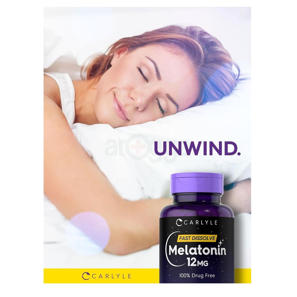 Carlyle Melatonin 12mg - 300 Tablets  