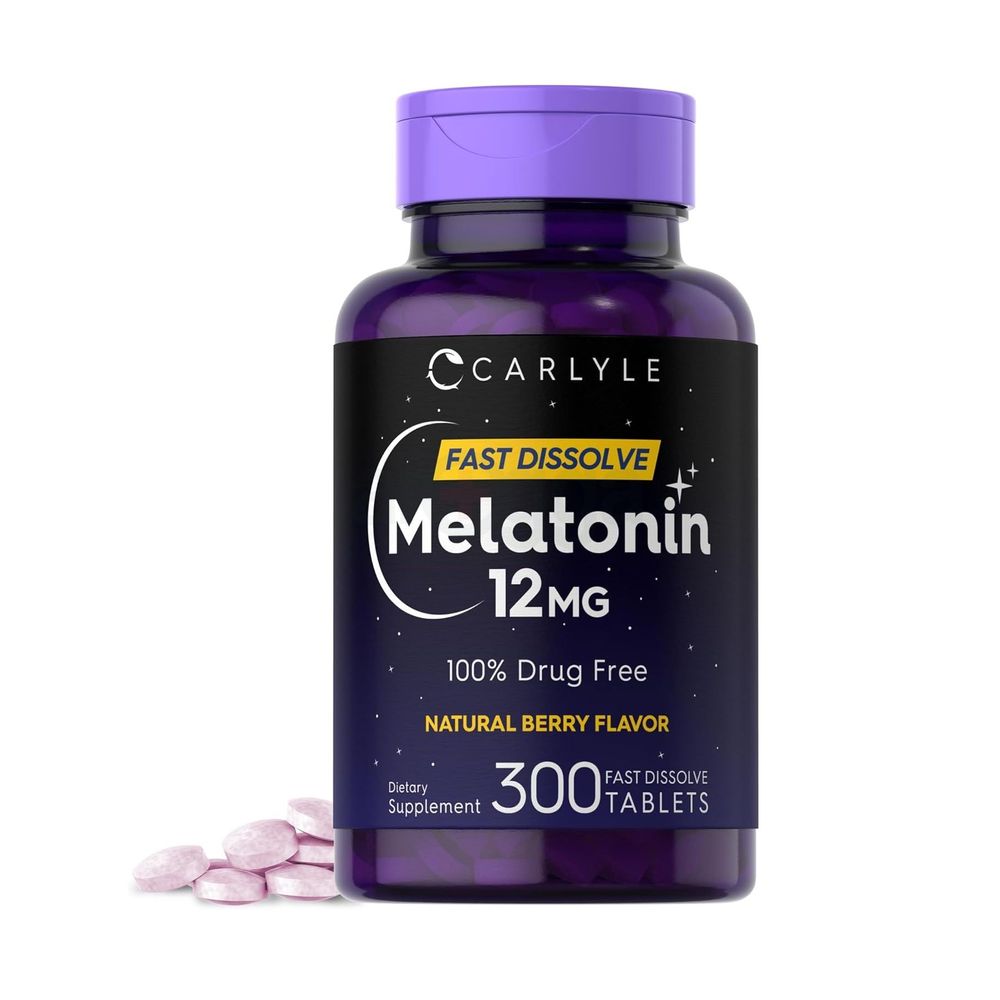 Carlyle Melatonin 12mg - 300 Tablets  
