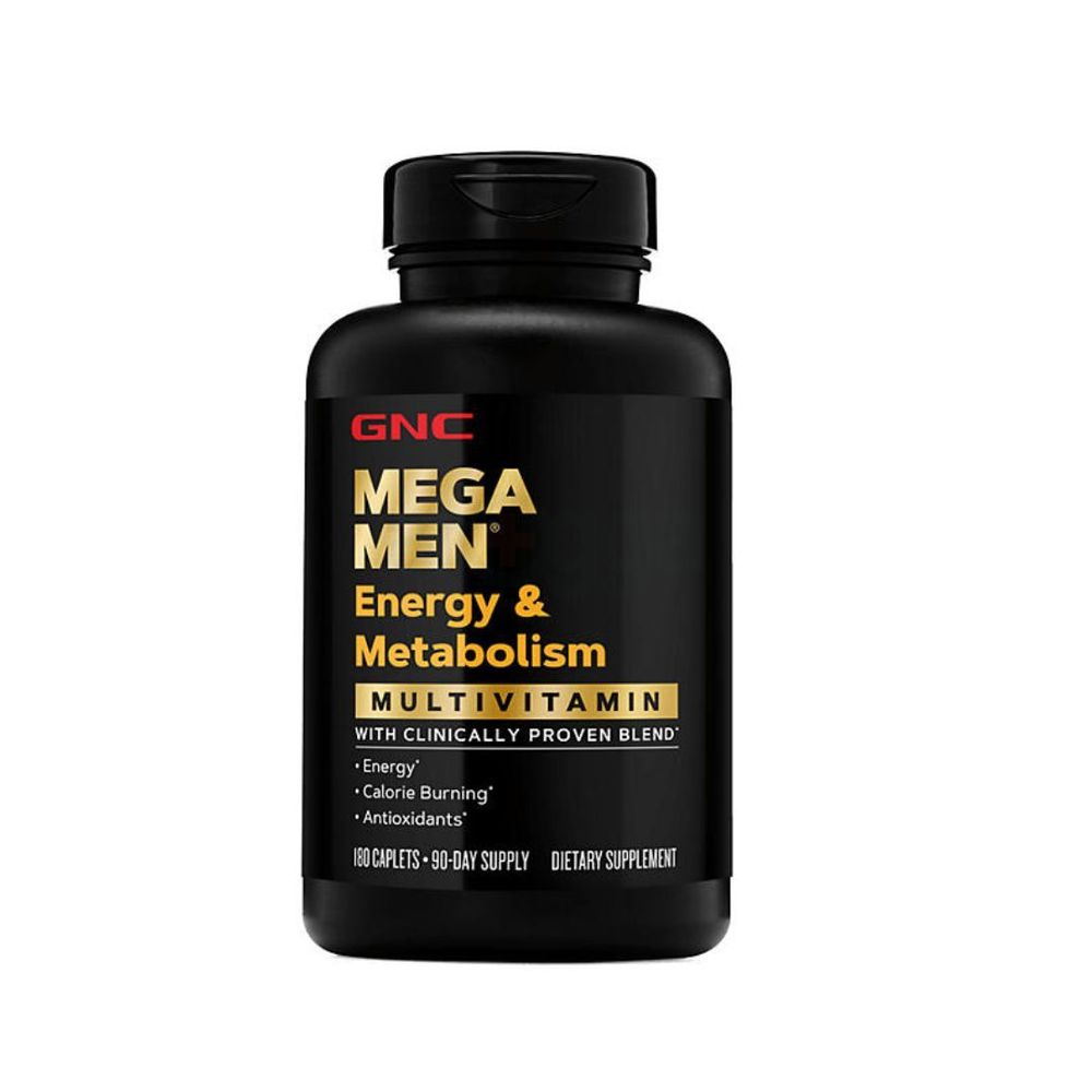 GNC Mega Men Energy & Metabolism Multivitamins - 180 Tablets  