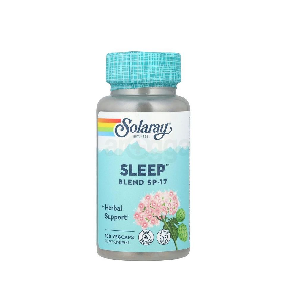 Solaray Sleep™ Blend SP-17, 100 VegCaps  
