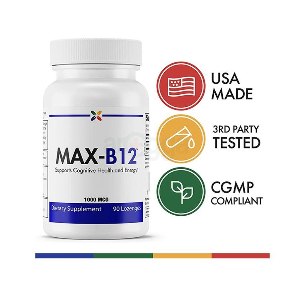 Stop Aging Now Max B-12 - 90 Lozenges  