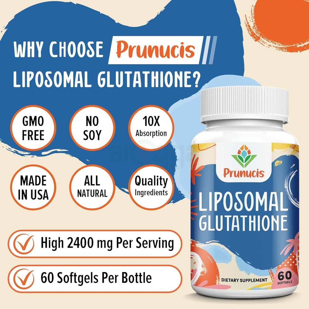 Prunucis Liposomal Glutathione 2400mg - 60 Capsules  