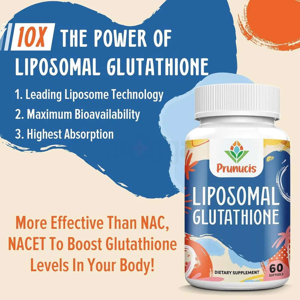 Prunucis Liposomal Glutathione 2400mg - 60 Capsules  